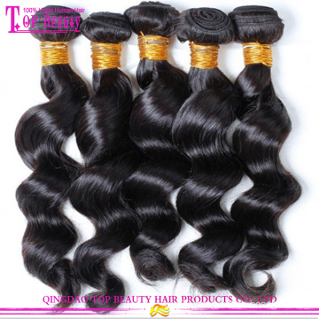 No shedding virgin indian natural wave hair extensions unprocessed 7a grade virgin hair natural wave